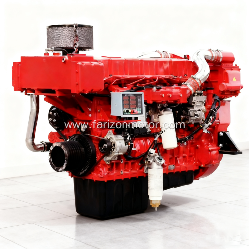 Compact structure marine engine